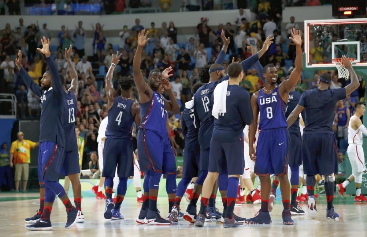 GALERIE FOTO Spectacol făcut de SUA în fața Chinei » Kevin Durant a fost omul meciului după ce a reușit 25 de puncte