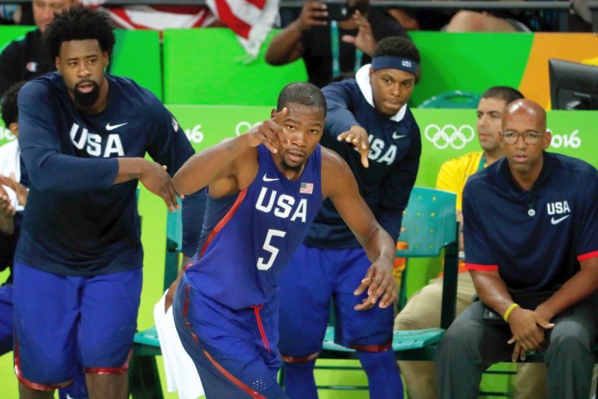 GALERIE FOTO Spectacol făcut de SUA în fața Chinei » Kevin Durant a fost omul meciului după ce a reușit 25 de puncte
