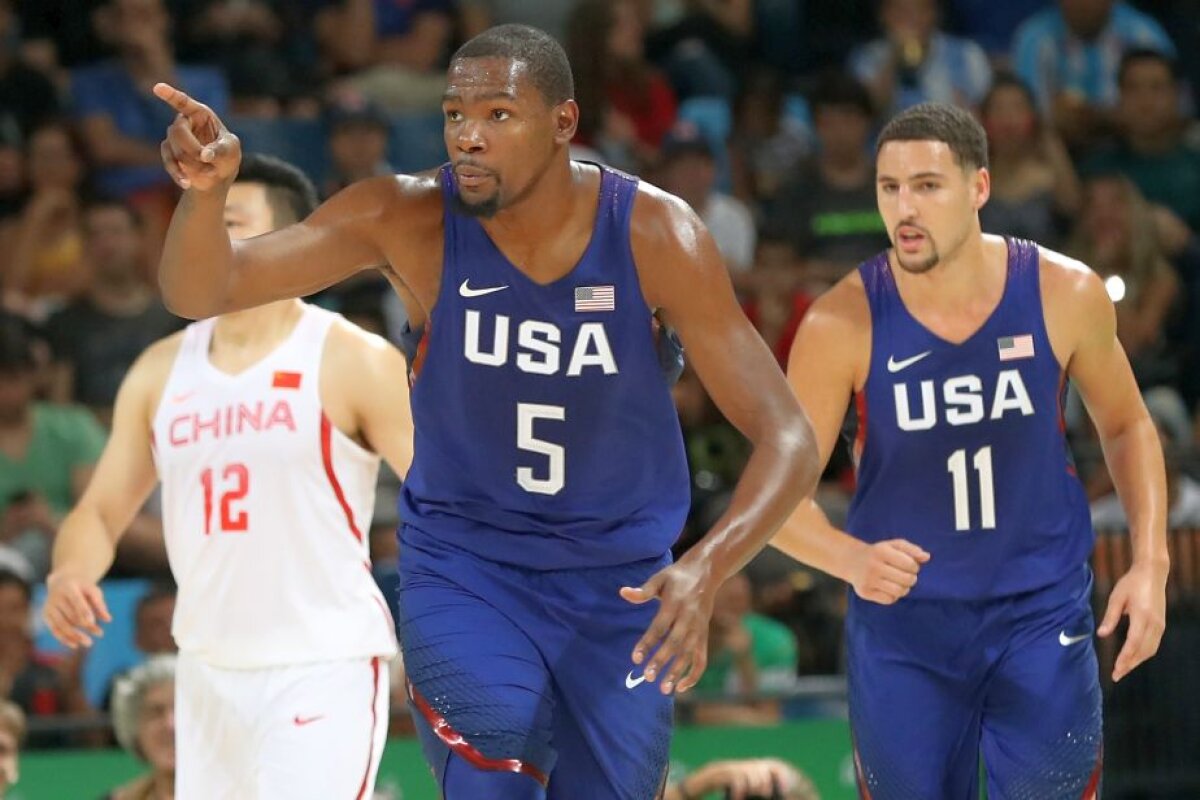 GALERIE FOTO Spectacol făcut de SUA în fața Chinei » Kevin Durant a fost omul meciului după ce a reușit 25 de puncte