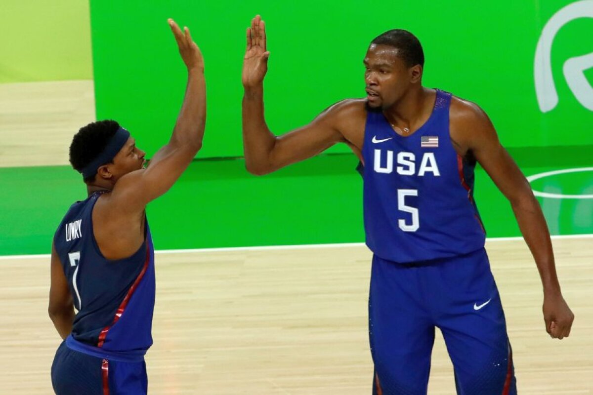 GALERIE FOTO Spectacol făcut de SUA în fața Chinei » Kevin Durant a fost omul meciului după ce a reușit 25 de puncte