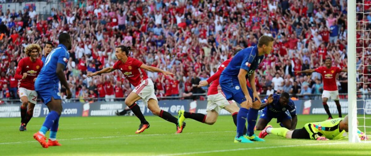 VIDEO Mourinho și Zlatan, primul trofeu la Manchester United! Suedezul a marcat și la debutul într-un joc oficial