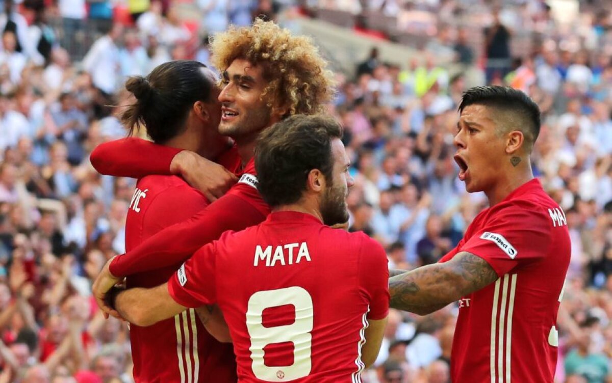 VIDEO Mourinho și Zlatan, primul trofeu la Manchester United! Suedezul a marcat și la debutul într-un joc oficial