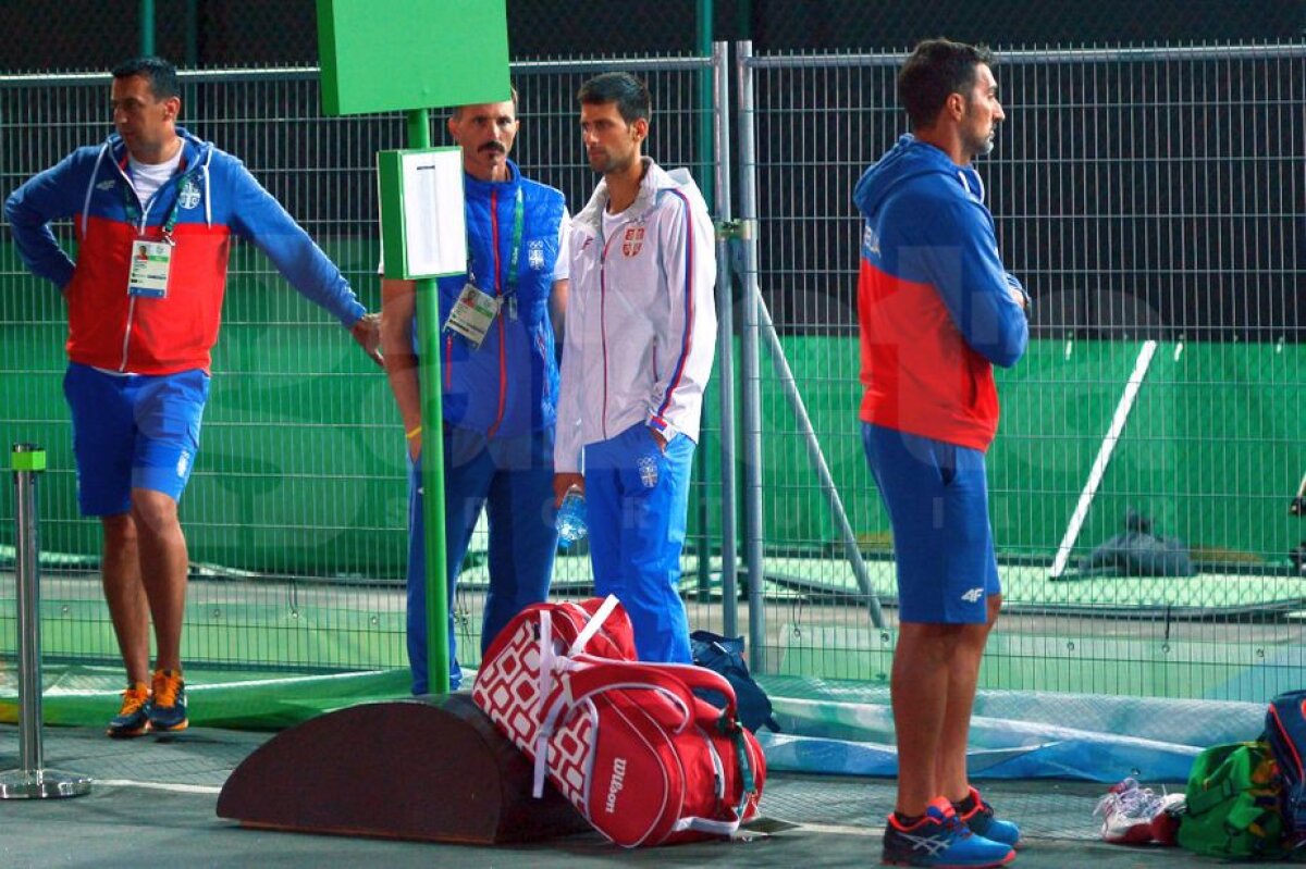 Corespondență de la Rio » Djokovici a oferit faza serii după eliminarea de la JO 2016: a plecat cu autobuzul » Del Potro, blocat în lift timp de 40 de minute