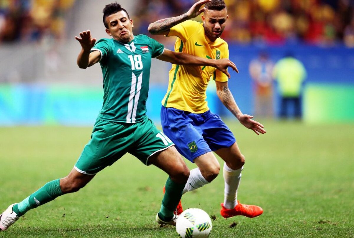 Brazilia s-a făcut din nou de râs la JO 2016 » Neymar și colegii au remizat cu Irak, 0-0, într-un meci arbitrat de Hațegan