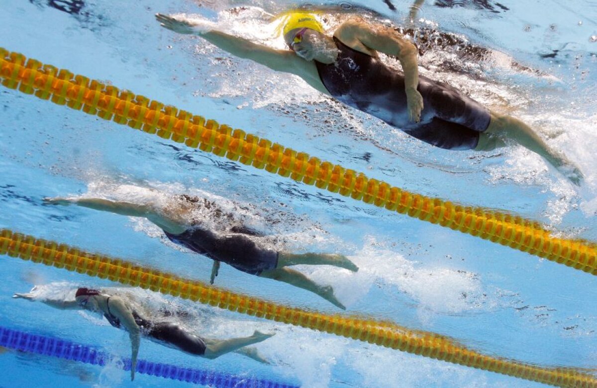 GALERIE FOTO Cele mai spectaculoase 15 imagini din ziua a doua a Jocurilor Olimpice » Gimnastica, tenisul şi înotul, în centrul atenţiei