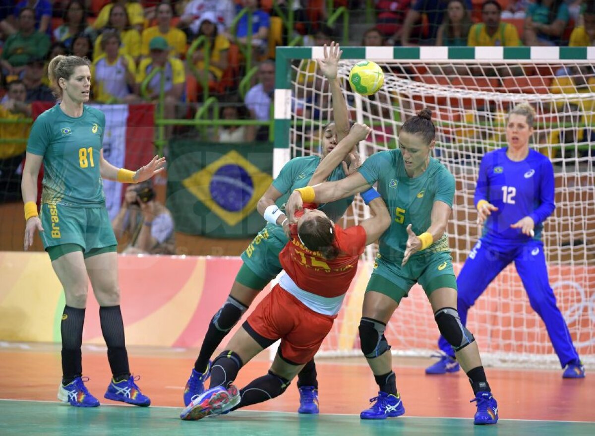 GALERIE FOTO Măcel în ritm de samba! România a pierdut și al doilea meci de la Jocurile Olimpice în fața Braziliei, scor 13-26