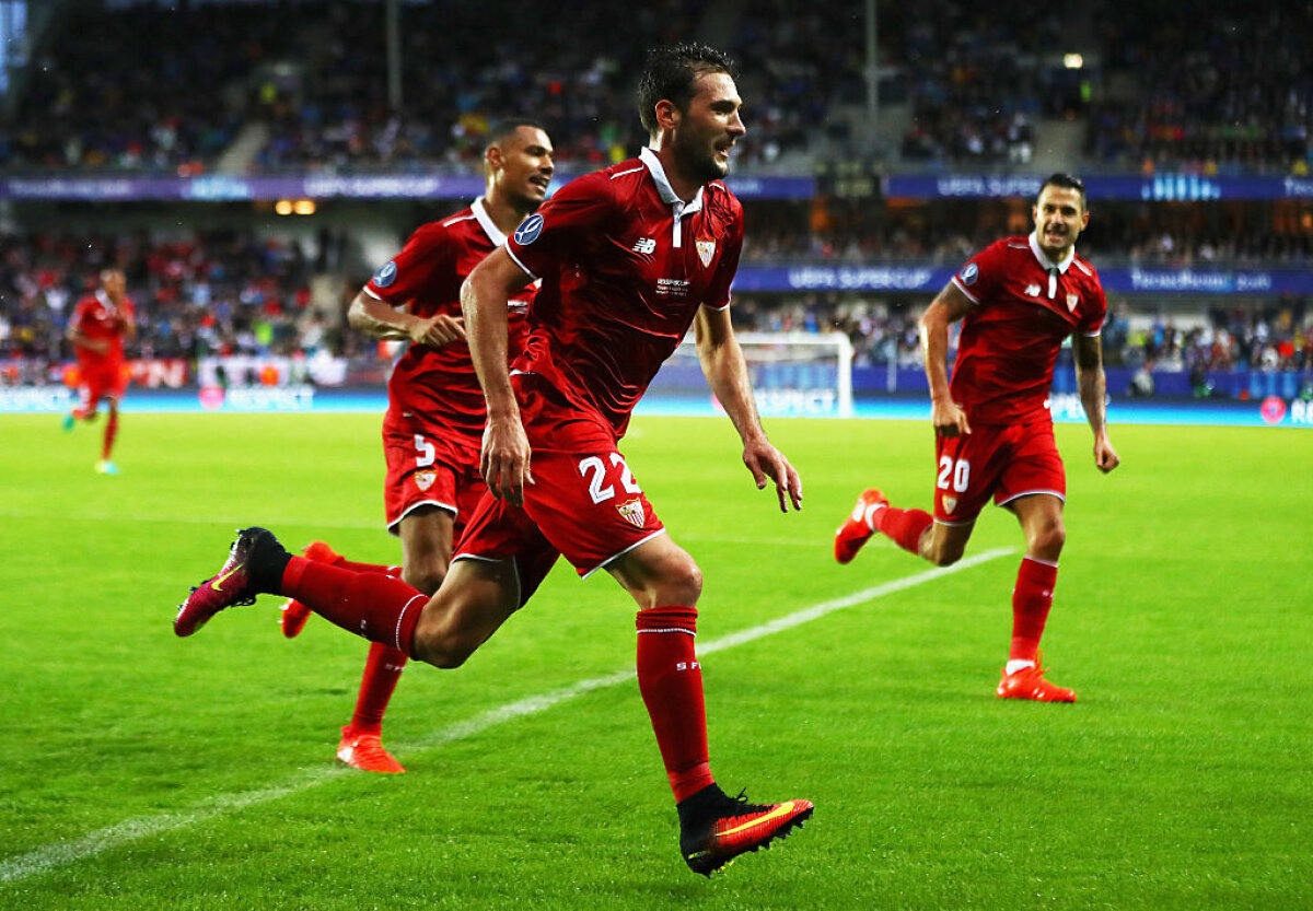 VIDEO+FOTO » Blestemul ultimului minut a lovit-o pe Sevilla în două rânduri! Real Madrid câștigă Supercupa Europei, scor 3-2