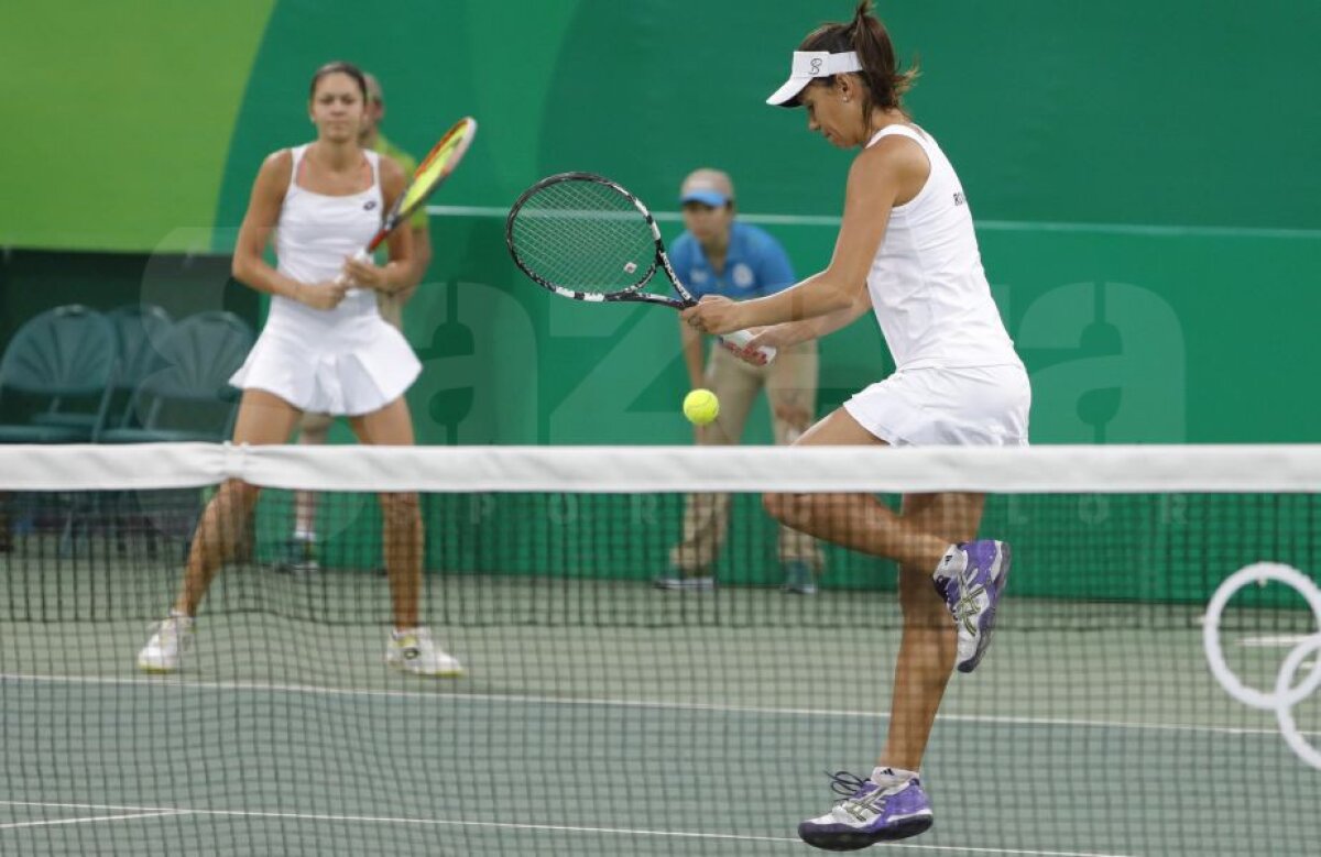 GALERIE FOTO INTERVIU cu dublul Mitu-Olaru, după înfrângerea în fața rusoaicelor duble campioane de Mare Șlem Makarova și Vesnina