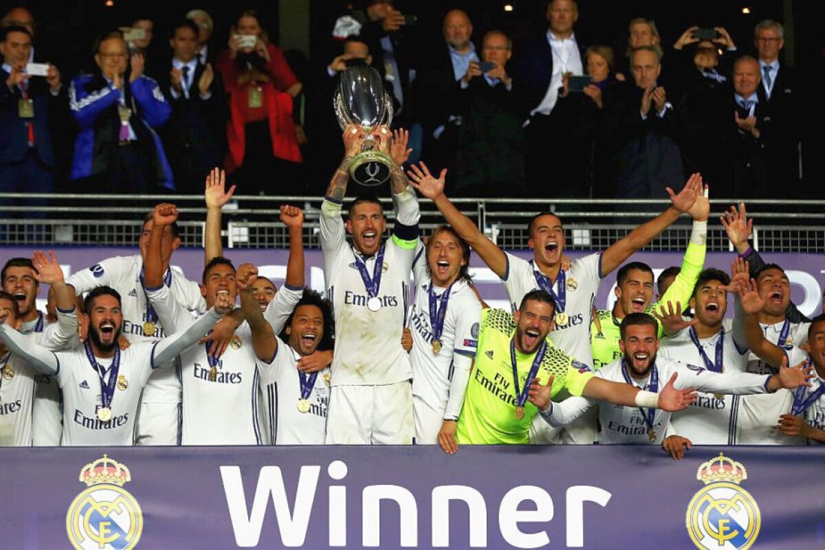 VIDEO+FOTO » Blestemul ultimului minut a lovit-o pe Sevilla în două rânduri! Real Madrid câștigă Supercupa Europei, scor 3-2