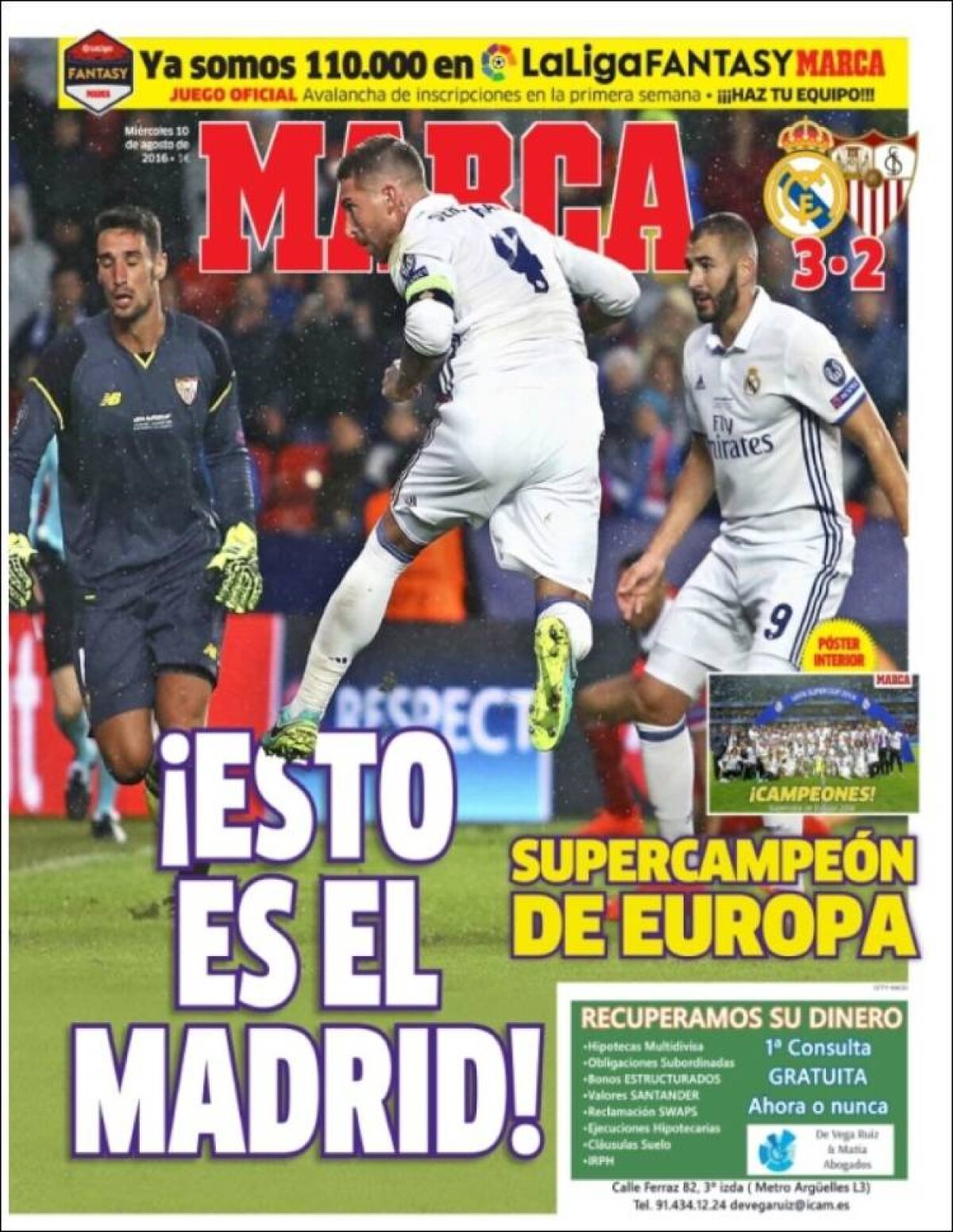 Ce scriu azi ziarele de sport din lume (10 august 2016)