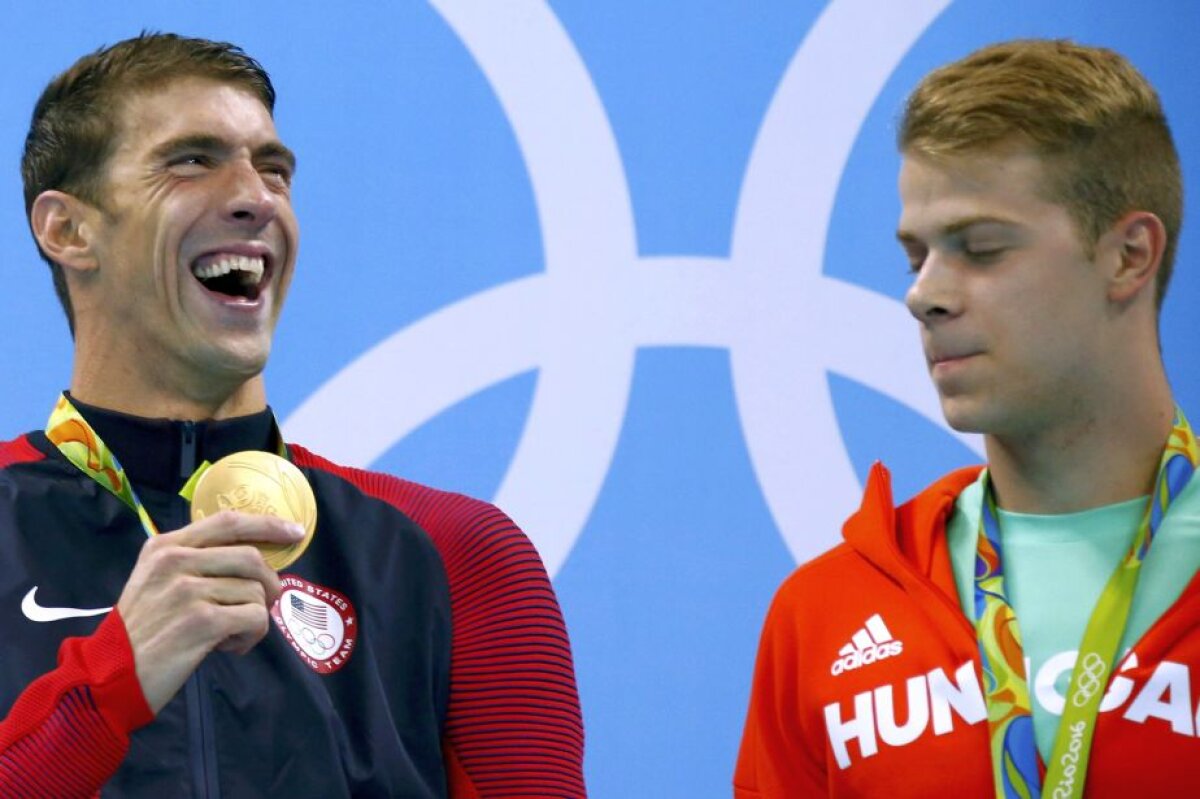 Dacă Michael Phelps ar fi o țară... » Americanul a ajuns la 21 de medalii de aur în noaptea aceasta! Un clasament INCREDIBIL publicat de englezi