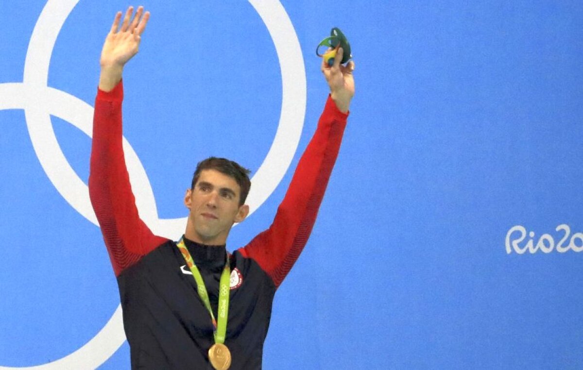 Dacă Michael Phelps ar fi o țară... » Americanul a ajuns la 21 de medalii de aur în noaptea aceasta! Un clasament INCREDIBIL publicat de englezi