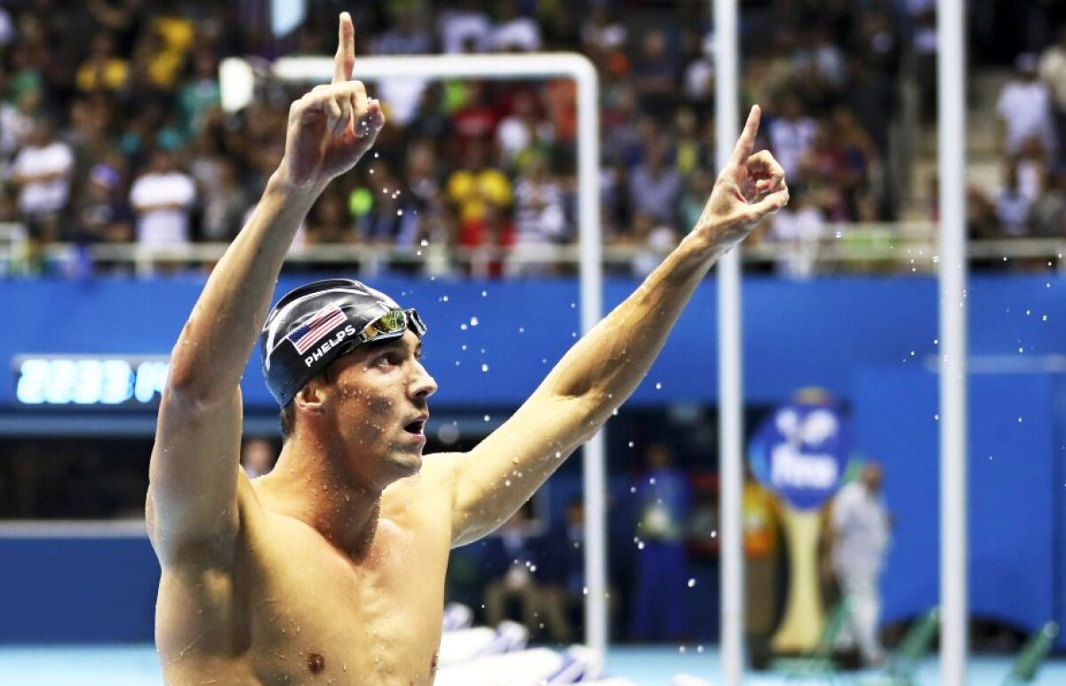 Dacă Michael Phelps ar fi o țară... » Americanul a ajuns la 21 de medalii de aur în noaptea aceasta! Un clasament INCREDIBIL publicat de englezi