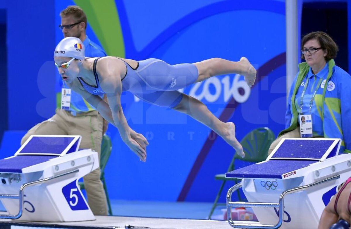 FOTO Robert Glinţă a ratat calificarea în semifinalele probei de 200m spate » La înot a concurat şi cea mai tânără sportivă din lotul României
