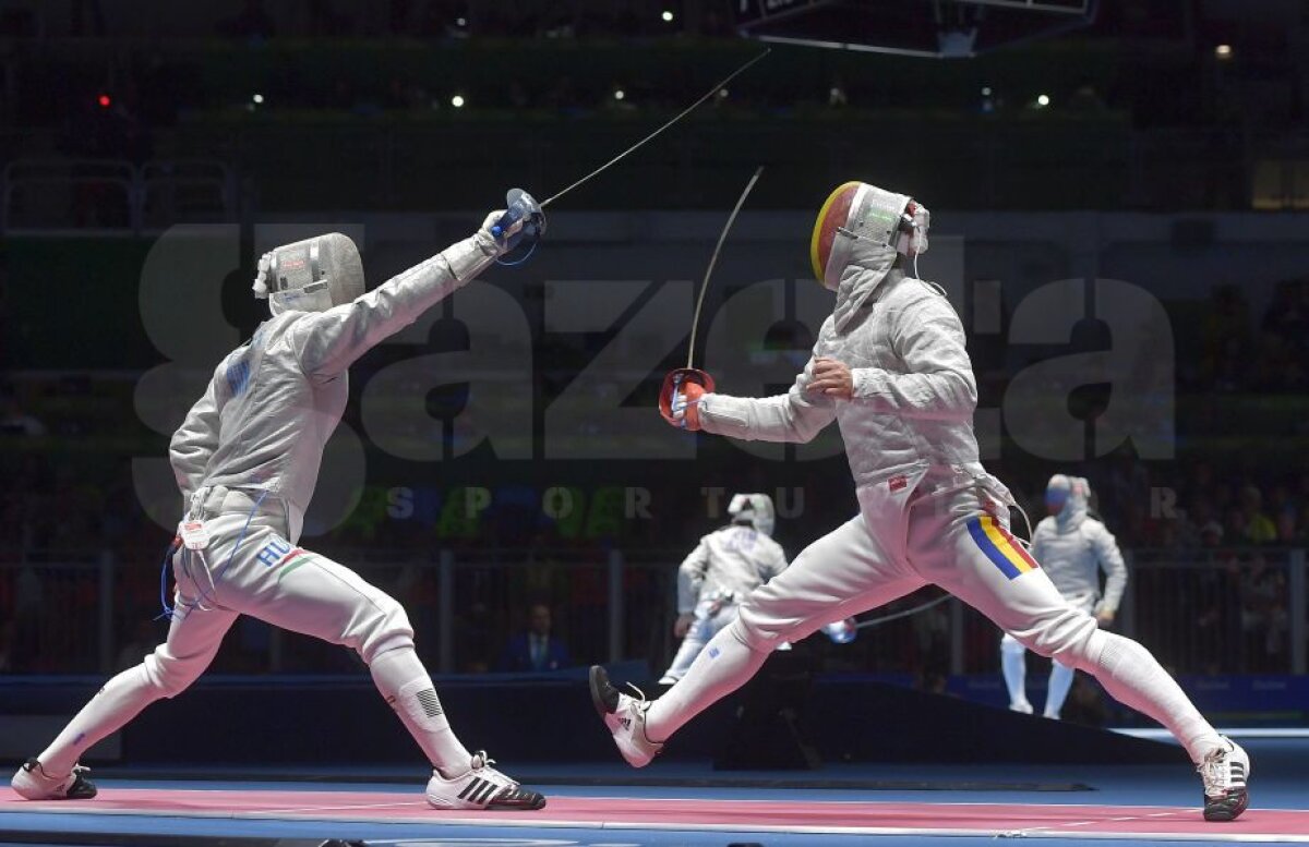  Corespondență din Rio » FOTO Tiberiu Dolniceanu acuză arbitrajul, după eliminarea din "sferturi" la sabie: "Acolo s-a rupt totul"