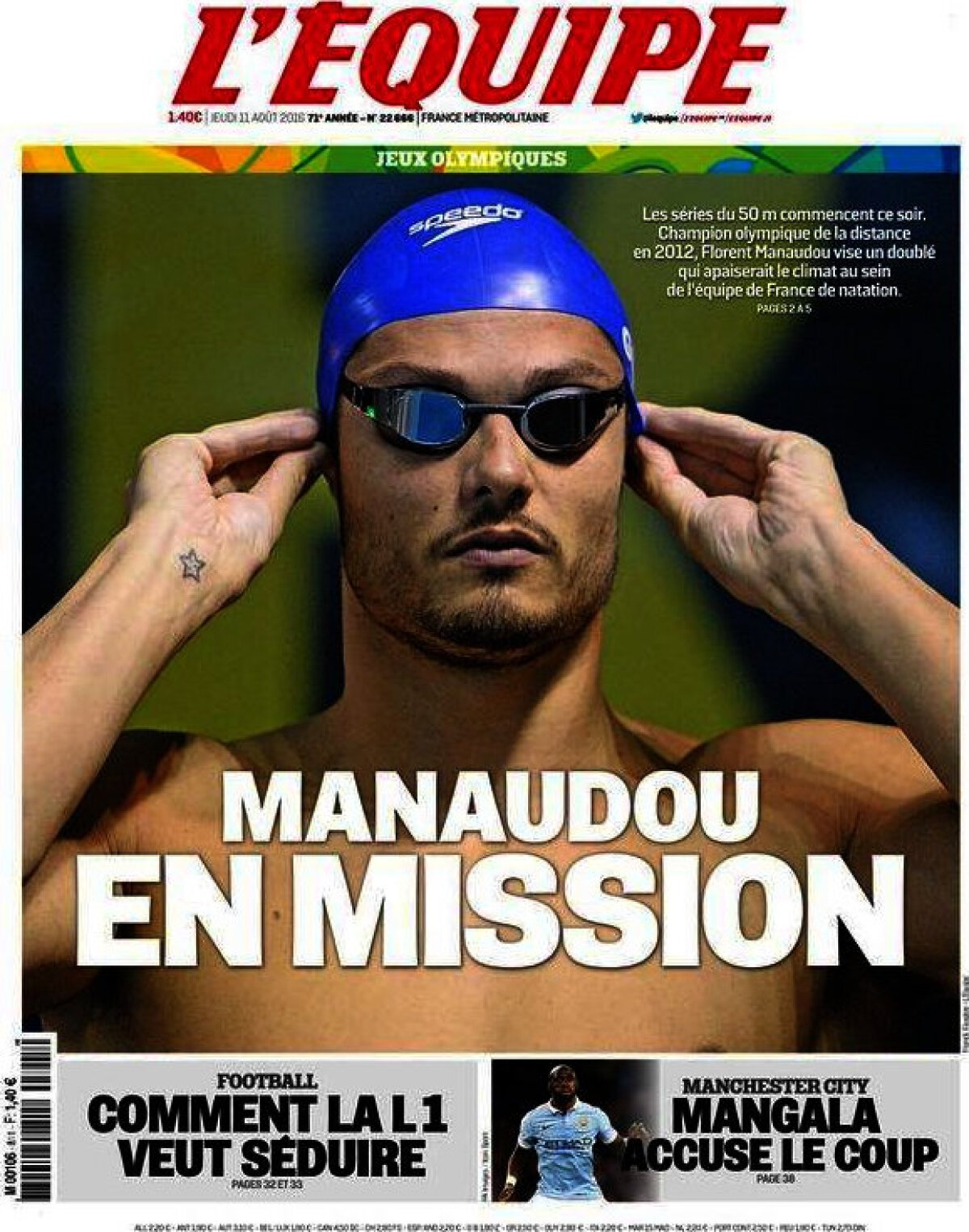 Ce scriu azi ziarele de sport din lume (11 august 2016)