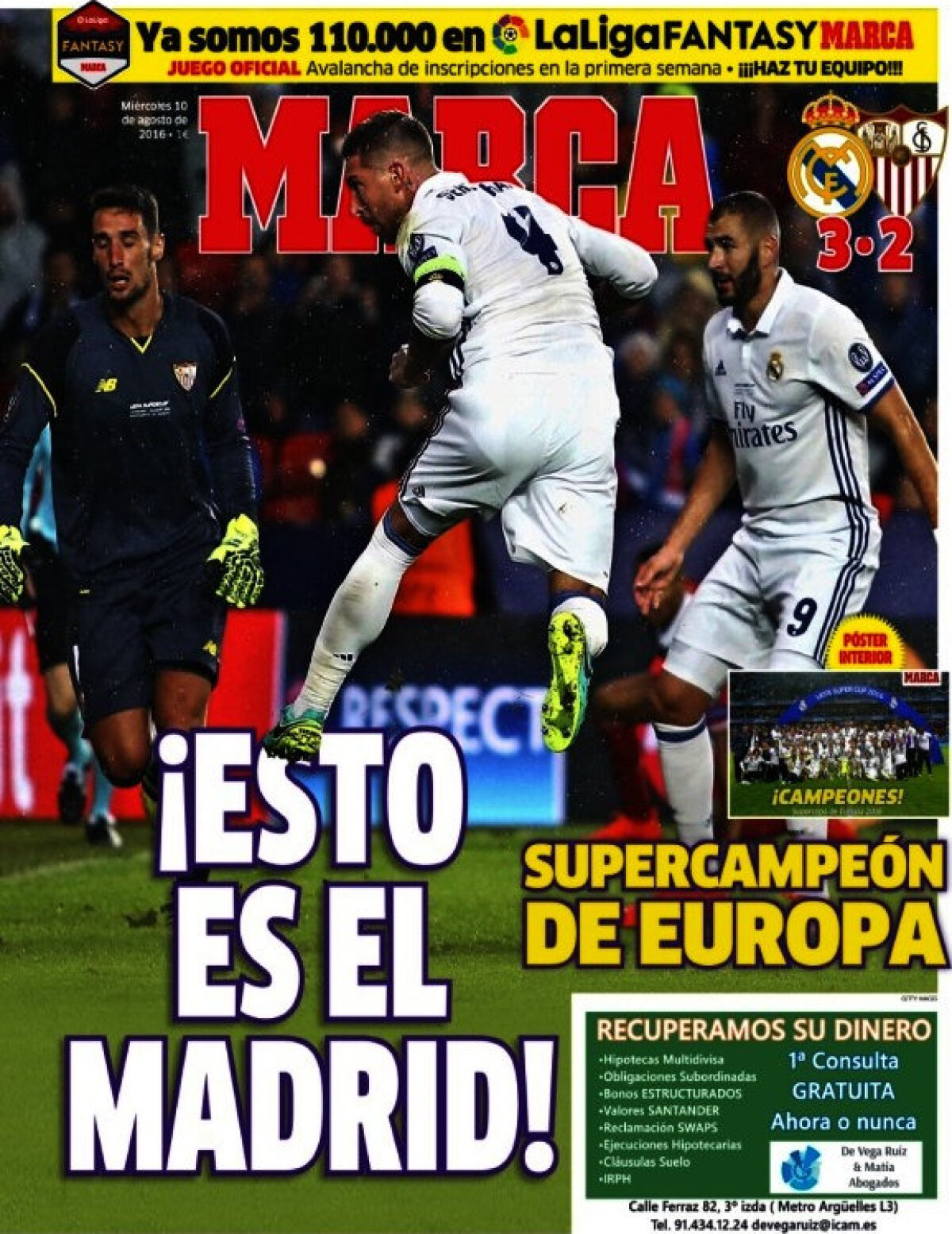 Ce scriu azi ziarele de sport din lume (11 august 2016)