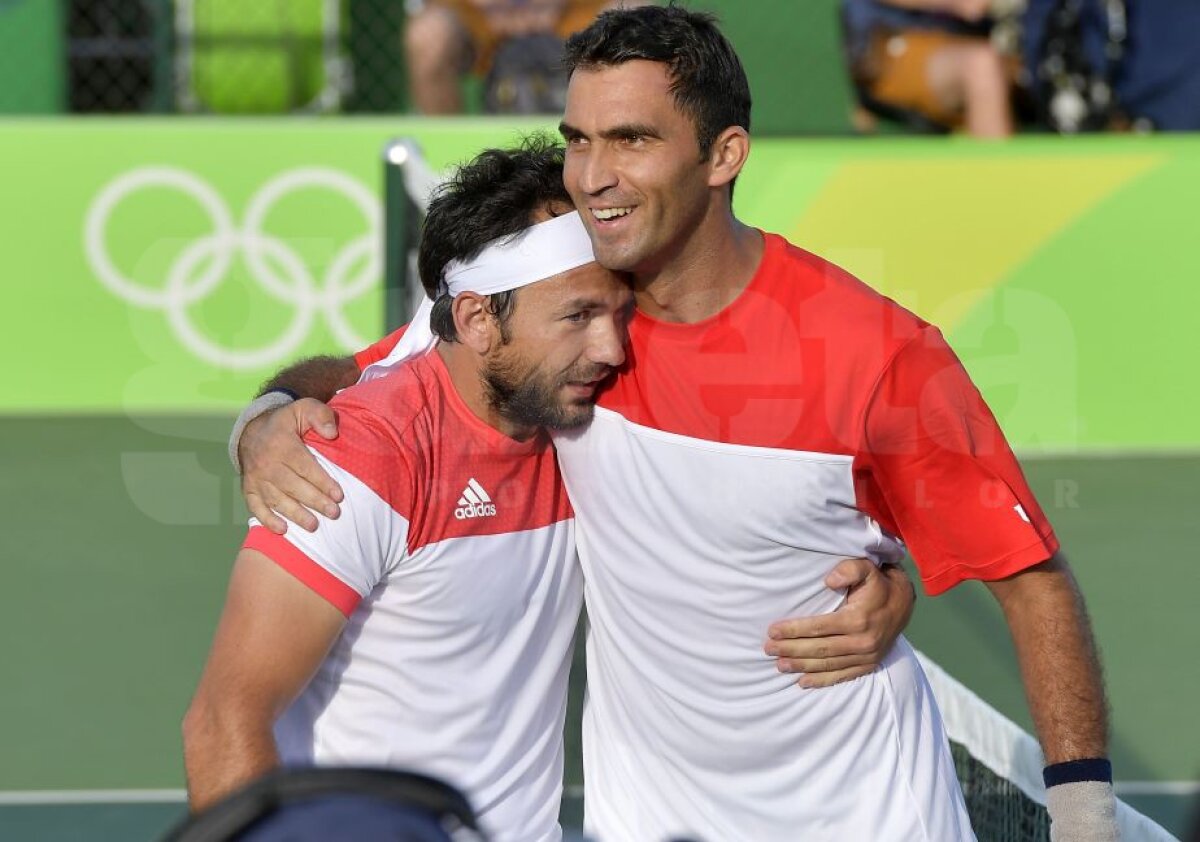 Corespondență din Rio » FOTO Băieții care știu ce vor! PERFORMANȚĂ ISTORICĂ: Mergea și Tecău fac legea la "dublu" și se califică în finală! Avem a doua medalie asigurată