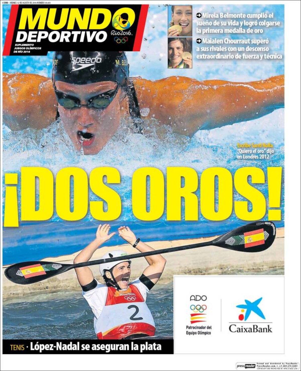 Ce scriu azi ziarele de sport din lume (12 august 2016)