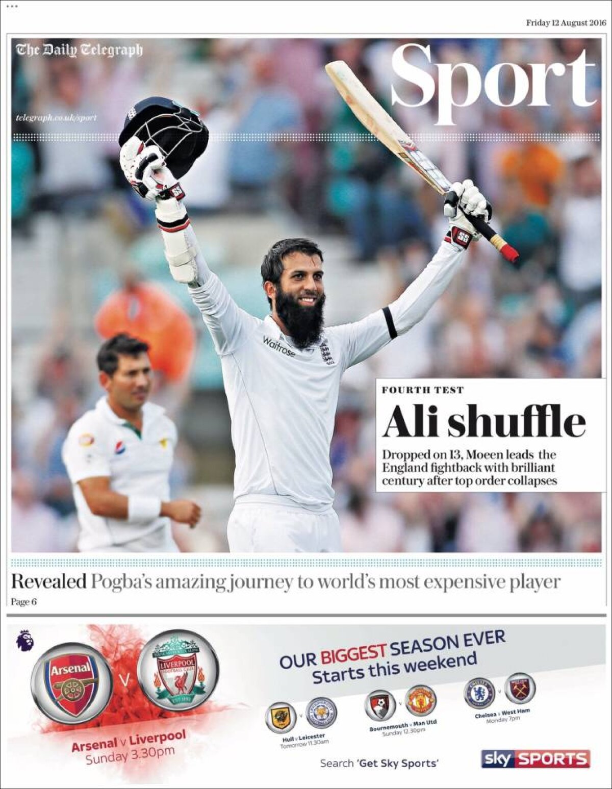 Ce scriu azi ziarele de sport din lume (12 august 2016)