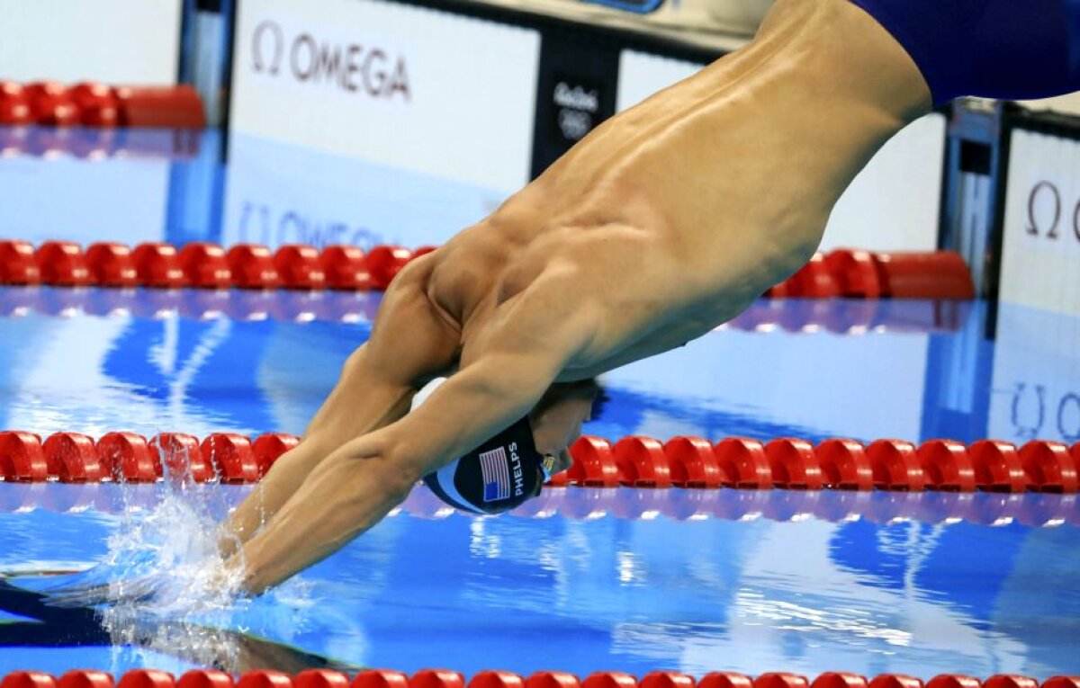 GALERIE FOTO "Rechinul" Phelps » Americanul a obținut a 22-a medalie de aur » Pe ce loc ar fi la #Rio2016, dacă ar fi o țară