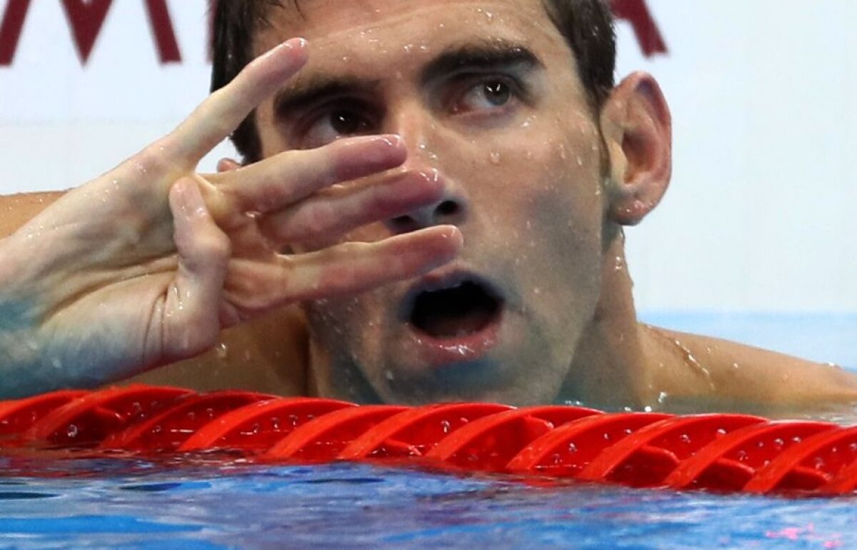 GALERIE FOTO "Rechinul" Phelps » Americanul a obținut a 22-a medalie de aur » Pe ce loc ar fi la #Rio2016, dacă ar fi o țară