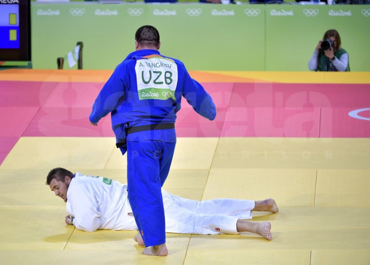 GALERIE FOTO Judoka Daniel Natea a fost eliminat în "optimi" » Românul a pierdut prin ippon