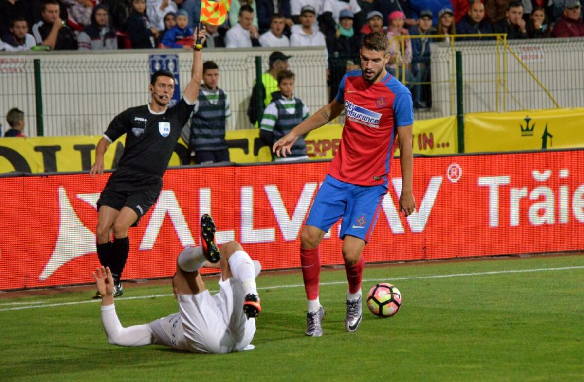 VIDEO+FOTO Steaua merge ceas în Liga 1! Florin Tănase marchează la debut și roș-albaștrii adună 9 puncte din tot atâtea posibile