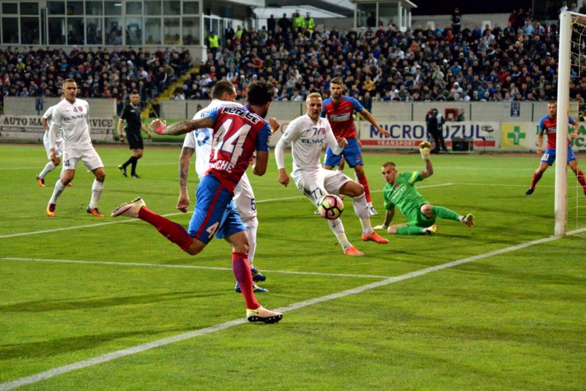 VIDEO+FOTO Steaua merge ceas în Liga 1! Florin Tănase marchează la debut și roș-albaștrii adună 9 puncte din tot atâtea posibile