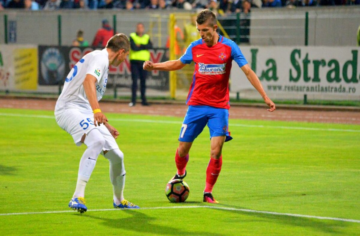 VIDEO+FOTO Steaua merge ceas în Liga 1! Florin Tănase marchează la debut și roș-albaștrii adună 9 puncte din tot atâtea posibile