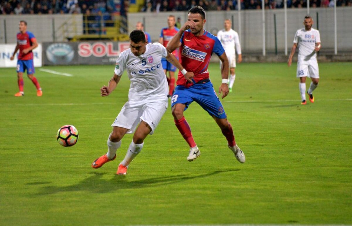 VIDEO+FOTO Steaua merge ceas în Liga 1! Florin Tănase marchează la debut și roș-albaștrii adună 9 puncte din tot atâtea posibile