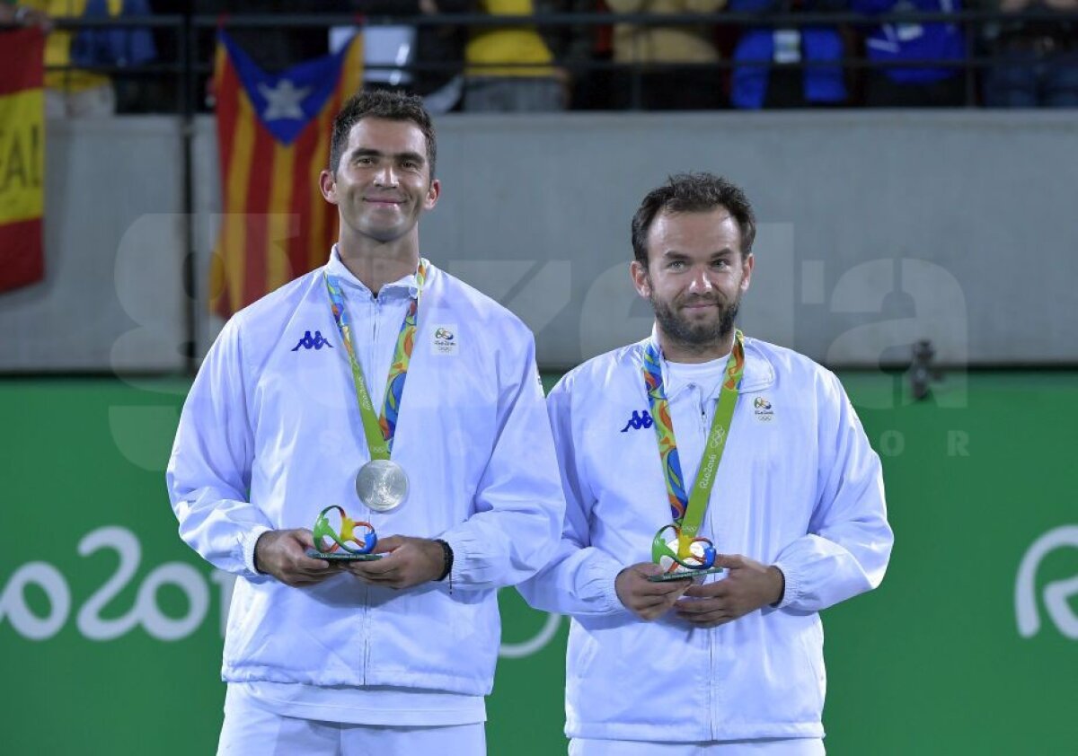GALERIE FOTO Fantasticii băieți de argint cu suflete de aur! Mergea și Tecău sunt vicecampioni olimpici în proba de dublu după ce au pierdut în fața lui Nadal și Lopez