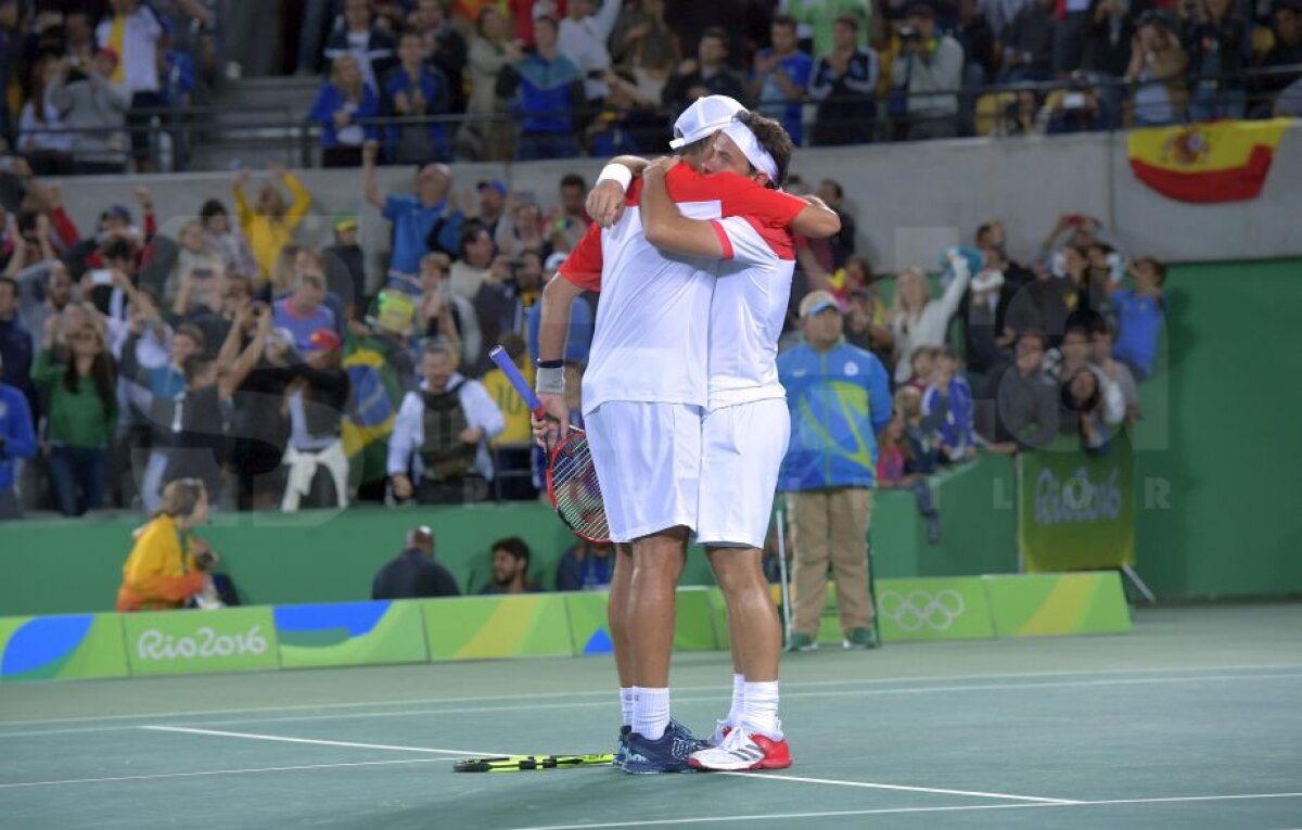 GALERIE FOTO Fantasticii băieți de argint cu suflete de aur! Mergea și Tecău sunt vicecampioni olimpici în proba de dublu după ce au pierdut în fața lui Nadal și Lopez