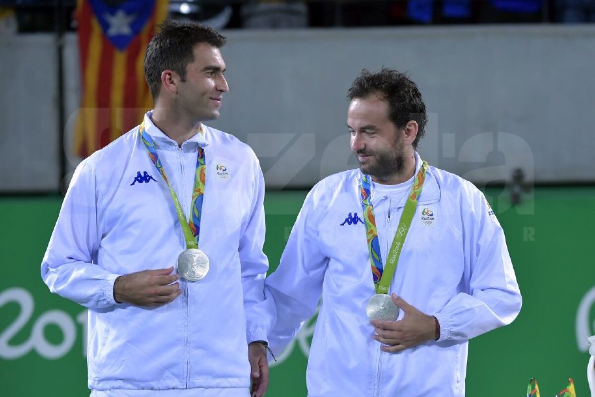 GALERIE FOTO Fantasticii băieți de argint cu suflete de aur! Mergea și Tecău sunt vicecampioni olimpici în proba de dublu după ce au pierdut în fața lui Nadal și Lopez