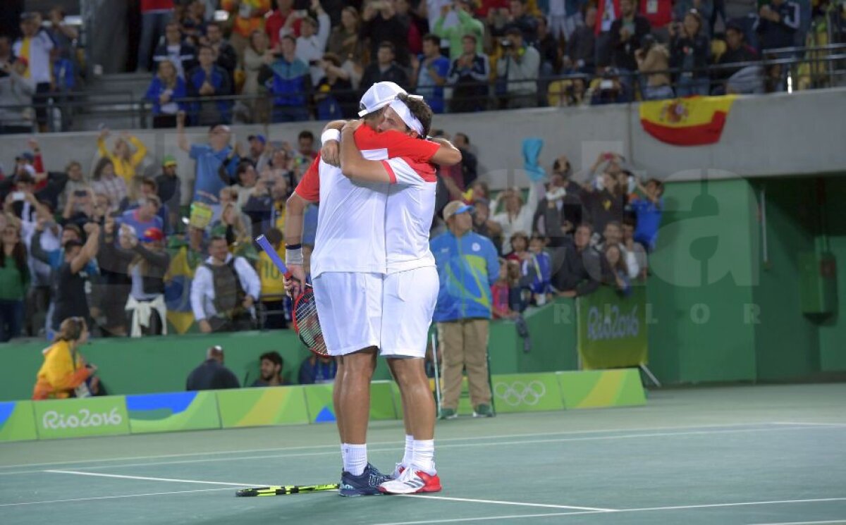 GALERIE FOTO Fantasticii băieți de argint cu suflete de aur! Mergea și Tecău sunt vicecampioni olimpici în proba de dublu după ce au pierdut în fața lui Nadal și Lopez