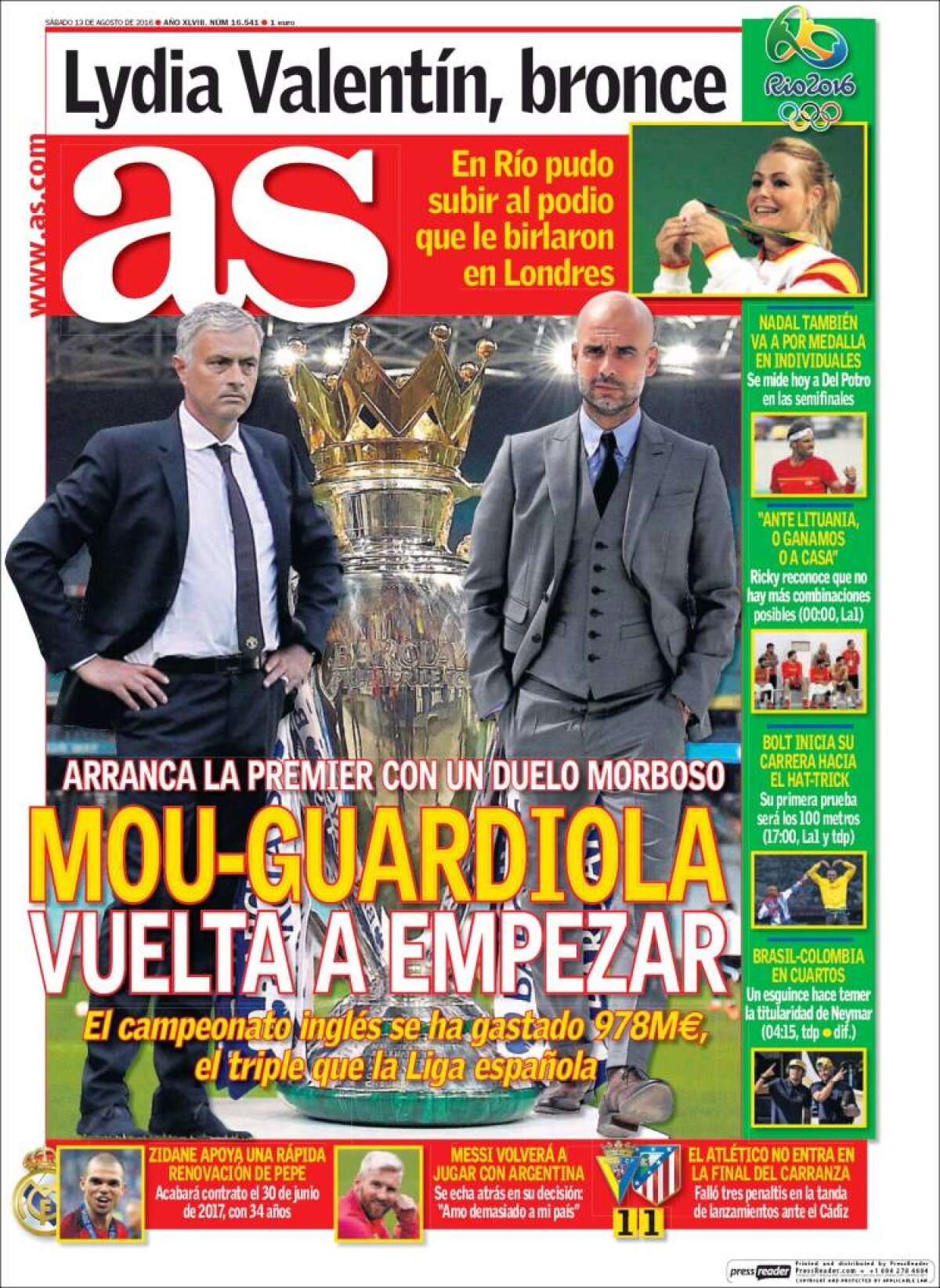 Ce scriu azi ziarele de sport din lume (13 august 2016)