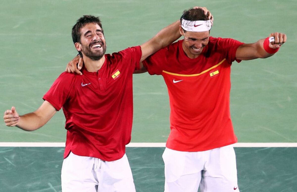 Reacția lui Nadal după medalia de aur câștigată în fața lui Mergea și Tecău: "Este incredibil să câștigi după două luni și jumătate fără antrenament"