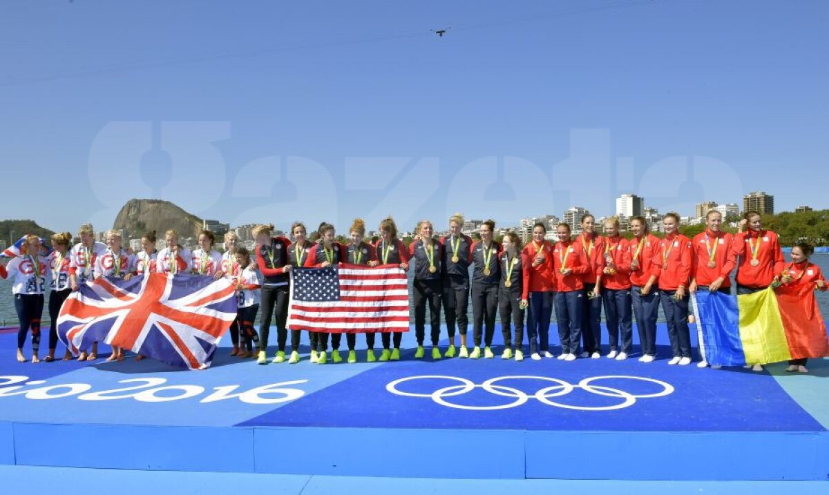 GALERIE FOTO Bravo, fetelor! Încă o medalie pentru România! Echipajul de 8+1 aduce bronzul