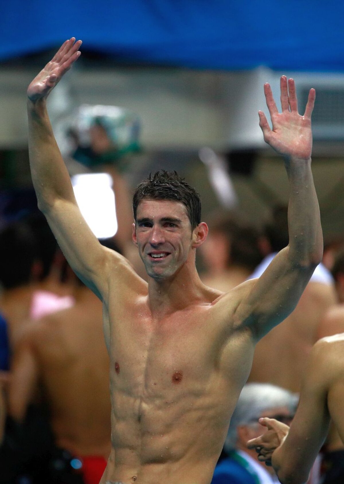 GALERIE FOTO Domnia s-a sfârșit! Ultimul aur pentru Phelps la ultima cursă din carieră la JO » Lacrimi la final