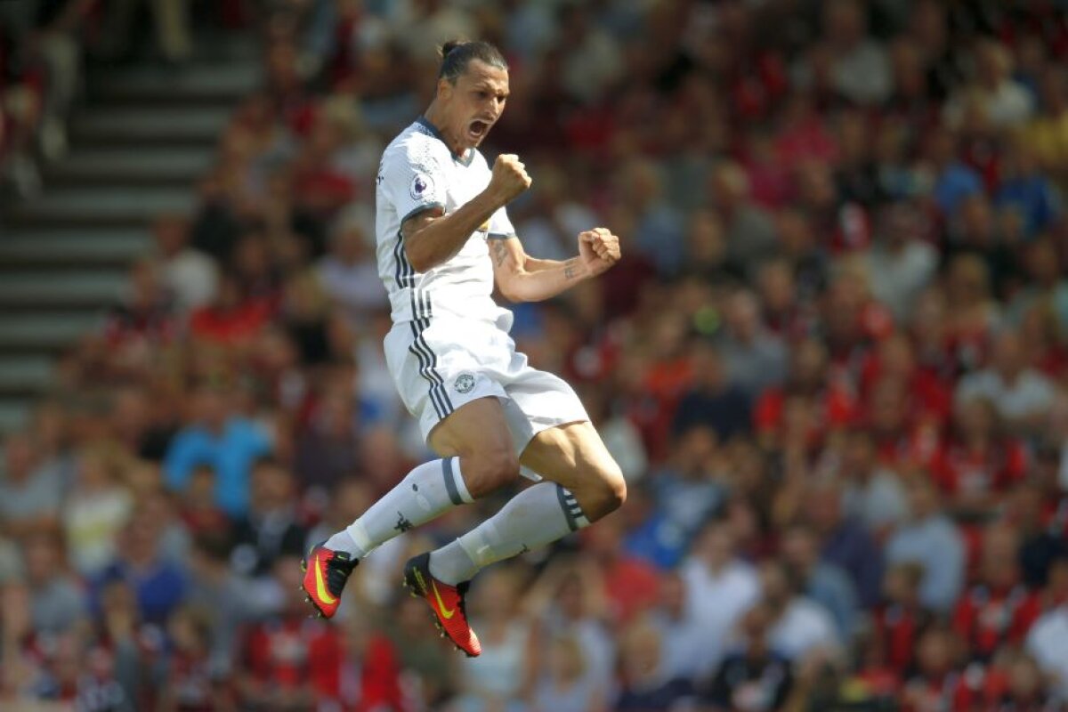 VIDEO+FOTO Debut în forță pentru Mourinho în Premier League » United a câștigat lejer în deplasare, iar cel mai frumos dintre goluri a fost semnat de Ibra