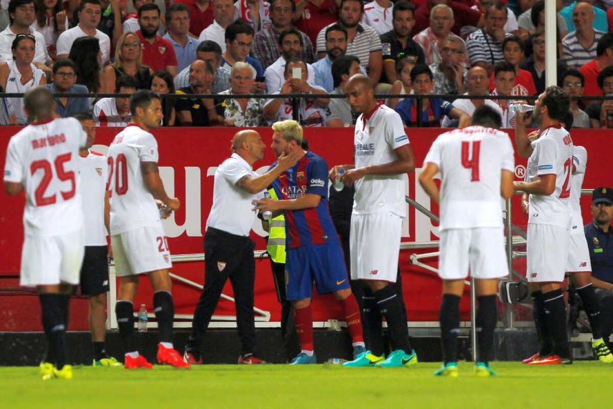 VIDEO+FOTO Barcelona a câștigat prima manșă a Supercupei Spaniei după ce a învins Sevilla, scor 2-0