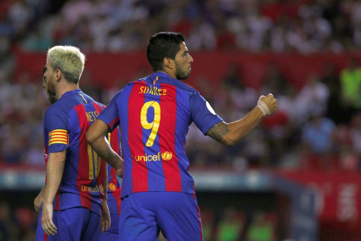 VIDEO+FOTO Barcelona a câștigat prima manșă a Supercupei Spaniei după ce a învins Sevilla, scor 2-0