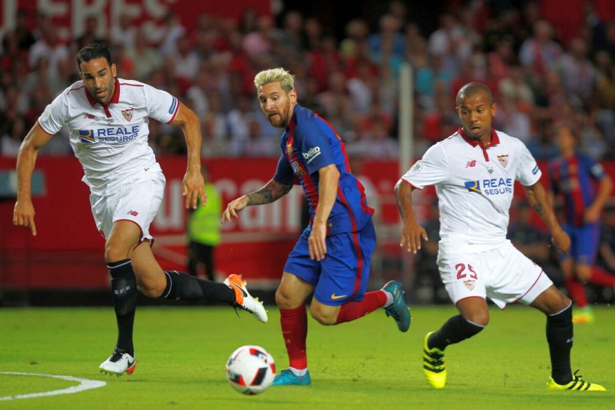 VIDEO+FOTO Barcelona a câștigat prima manșă a Supercupei Spaniei după ce a învins Sevilla, scor 2-0