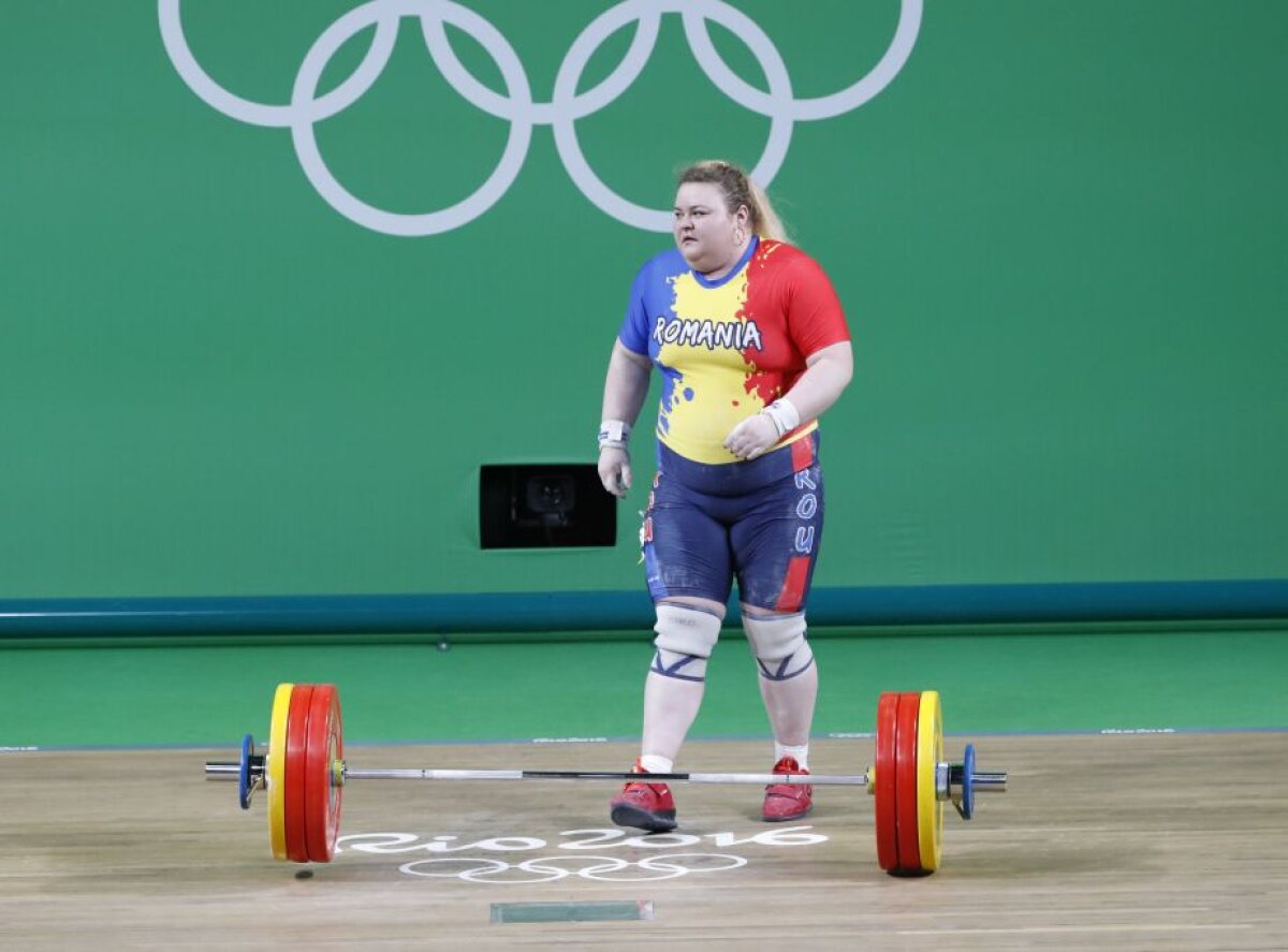 Halterofila Andreea Aanei, locul 8 la categoria +75 kg 