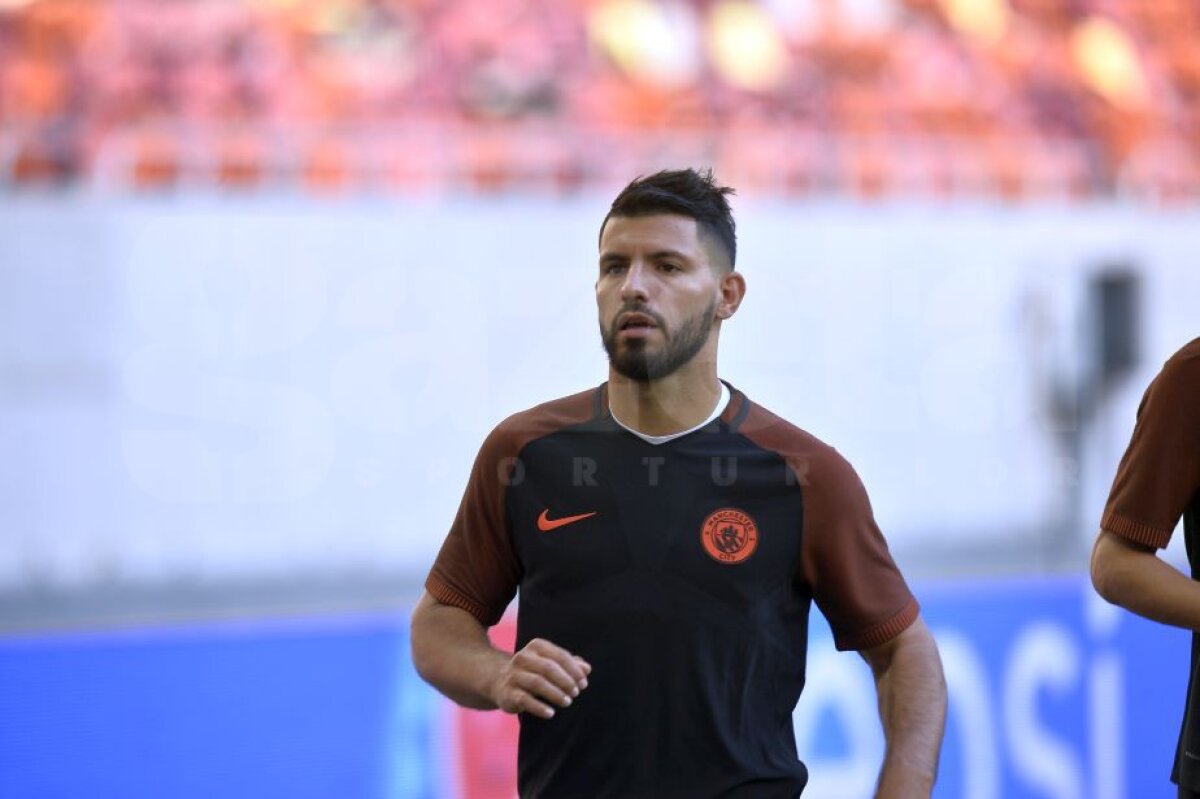 GALERIE FOTO+VIDEO Aguero și compania s-au pregătit pe Arena Națională » Relaxare și voie bună la antrenamentul oficial al lui Manchester City