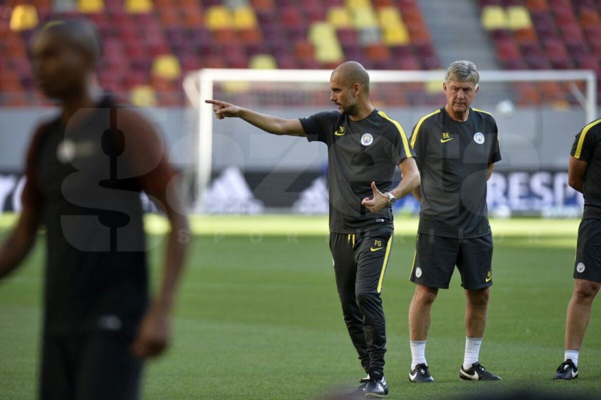 GALERIE FOTO+VIDEO Aguero și compania s-au pregătit pe Arena Națională » Relaxare și voie bună la antrenamentul oficial al lui Manchester City