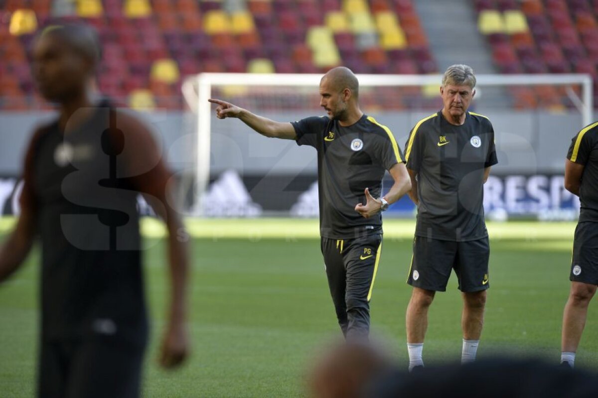 GALERIE FOTO+VIDEO Aguero și compania s-au pregătit pe Arena Națională » Relaxare și voie bună la antrenamentul oficial al lui Manchester City