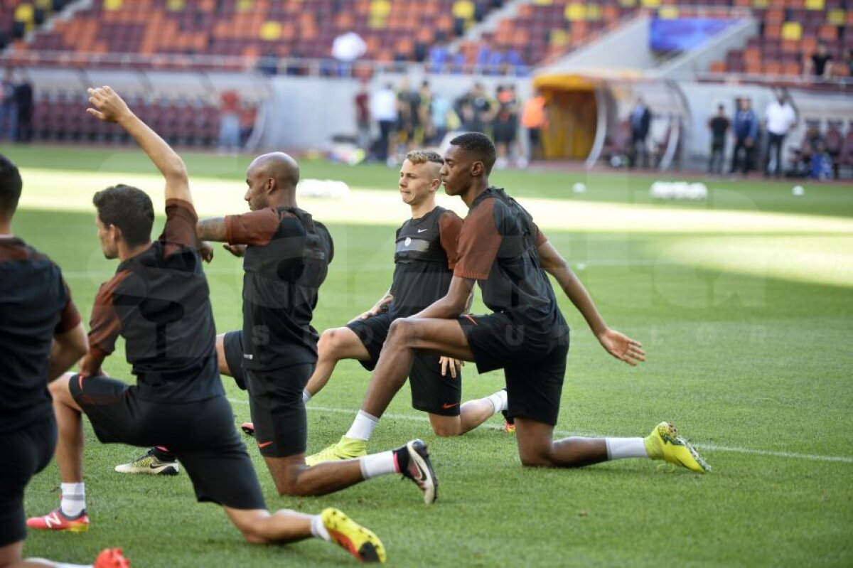 GALERIE FOTO+VIDEO Aguero și compania s-au pregătit pe Arena Națională » Relaxare și voie bună la antrenamentul oficial al lui Manchester City