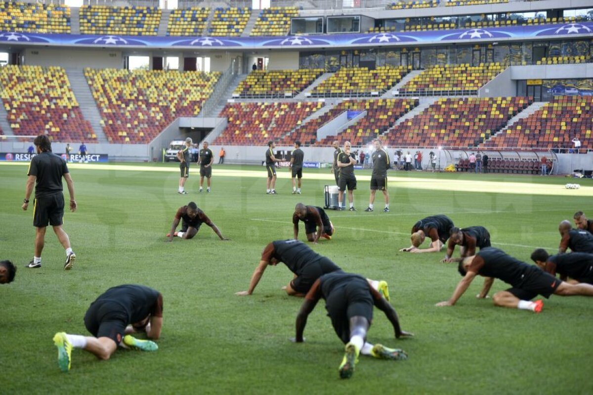 GALERIE FOTO+VIDEO Aguero și compania s-au pregătit pe Arena Națională » Relaxare și voie bună la antrenamentul oficial al lui Manchester City