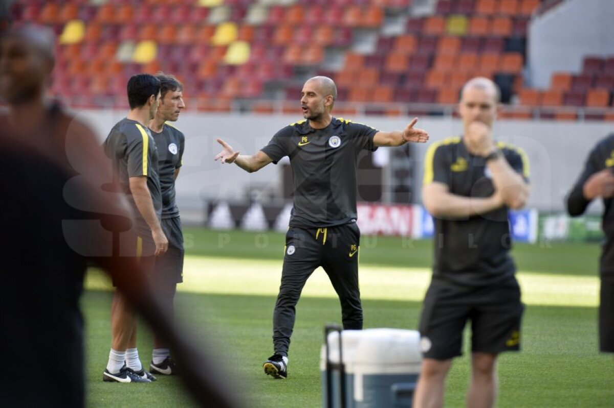 GALERIE FOTO+VIDEO Aguero și compania s-au pregătit pe Arena Națională » Relaxare și voie bună la antrenamentul oficial al lui Manchester City